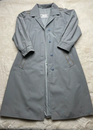 Joli trench coat Claude Harvey bleu gris vintage taille S, brand: Vintage Dressing, condition: Very good, size: S / 36 / 8, €15.00, €16.45 includes Buyer Protection