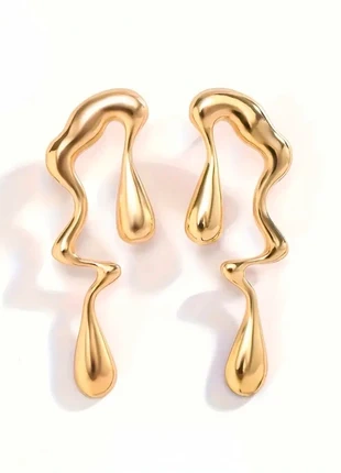 Orecchini a goccia d’acqua- acciaio placcato oro, brand: INOX, condizioni: Nuovo con cartellino, €6.99, €8.04 include la Protezione acquisti