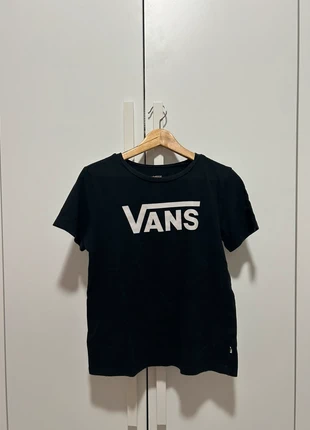 T-shirt Vans Nera, marca: Vans, estado: Muito bom, tamanho: S / 36 / 8, €6.00, €7.00 inclui Proteção do Comprador