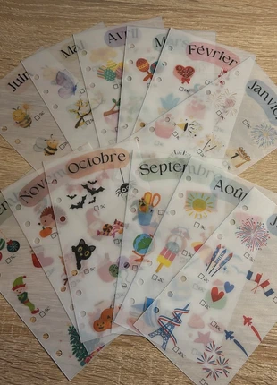 Pack 12 défis budgétaires - Les mois de l’année A6, condizioni: Nuovo con cartellino, €18.00, €19.60 include la Protezione acquisti Pro