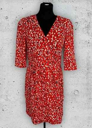 Robe mi saison Charlior rouge et motif blanc ( S / 36 / 8 ), brand: charlior, condition: Very good, size: S / 36 / 8, €3.00, €3.85 includes Buyer Protection Pro