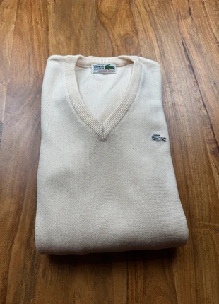 Pull Lacoste beige crème taille XL tachés vintage, marke: Lacoste, zustand: Gut, größe: XL, 14,95 €, 16,40 € beinhaltet Vinted-Käuferschutz Pro