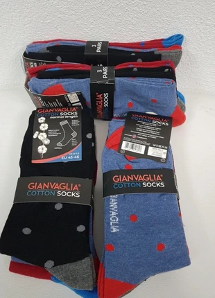 Pakket sokken maat 43-46 heren, staat: Nieuw met prijskaartje, maat: M | 43–46, € 12,00, € 13,30 inclusief Kopersbescherming