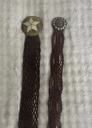 Lot 2 ceintures cuir décor bijoux – tendance & chic, brand: Made In Italy, condition: Very good, size: Adjustable, €12.00, €13.30 includes Buyer Protection