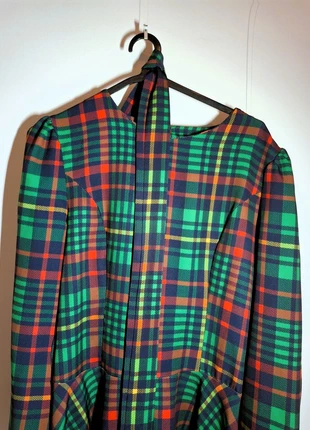 Vestido Quadriculado Natalício Midi | Christmas Plaid Medium Dress, marque: New Collection, état: Neuf sans étiquette, taille: S / 36 / 8, 5,50 €, 6,48 € Protection acheteurs incluse