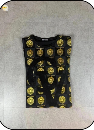 T-shirt David&Cooper – Taille M – Motif doré – Très bon état, marca: David Copper, estado: Muito bom, tamanho: M, €4.00, €4.90 inclui Proteção do Comprador