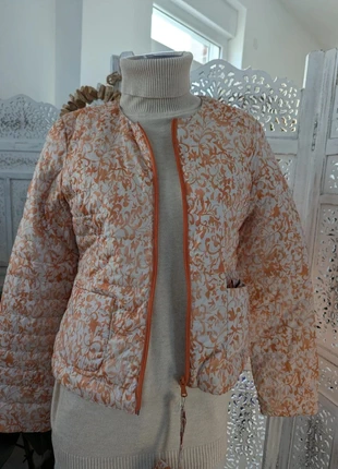 Veste réversible Jaggy – Taille M – Beige doux et abricot floral – Ultra légère et tendance, brand: Jaggy, condition: New with tags, size: M / 38 / 10, €49.99, €53.19 includes Buyer Protection Pro