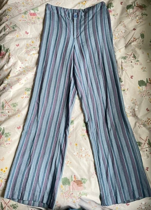 Pantalón rayas lilas y azules, marque: NOON, état: Neuf sans étiquette, taille: XS / 34 / 6, 30,00 €, 32,20 € Protection acheteurs incluse