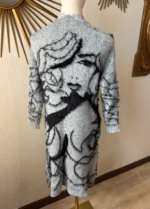 Sublime gilet long graphique MAY&Co – maille épaisse, taille unique, marque: may&CO, état: Très bon état, taille: Taille unique, 9,00 €, 10,15 € Protection acheteurs incluse