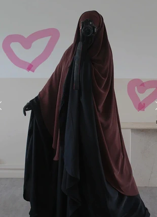 Khimar maleeka arrondi marron, marca: Al Nisaa Queens, estado: Nuevo sin etiquetas, 17,00 €, 18,55 € Protección al comprador incluida
