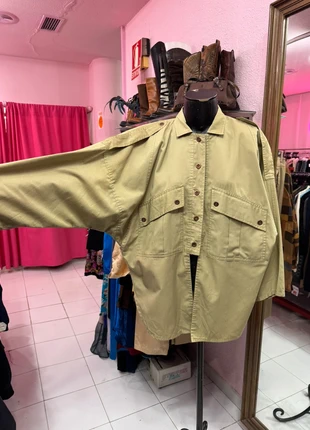 Camisa verde geométrica rare model verde caqui, marque: Vintage Dressing, état: Très bon état, taille: XXXL / 46 / 18, 24,95 €, 26,90 € Protection acheteurs (Pro) incluse