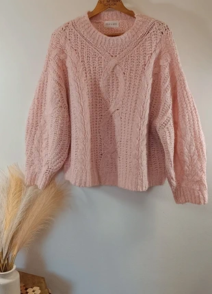 Pull maille manches bouffantes papillons torsadé preppy style tendance rose poudré Stella et Suzie 🌸, marque: Stella & Suzie, état: Très bon état, taille: Taille unique, 39,90 €, 42,60 € Protection acheteurs (Pro) incluse