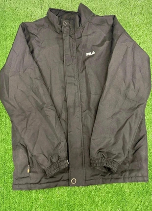 FILA – Veste noire vintage mi-saison – Logo brodé – Taille XL, marca: FILA, estado: Muy bueno, tamaño: XL, 25,00 €, 26,95 € Protección al comprador incluida