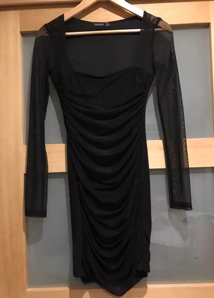 Robe noire, marque: Boohoo, état: Très bon état, taille: S / 36 / 8, 5,00 €, 5,95 € Protection acheteurs incluse