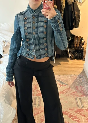 Vintage military jacket, merk: Vintage, staat: Heel goed, maat: S / 36 / 8, € 60,00, € 63,70 inclusief Kopersbescherming