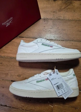 Baskets Reebok Club C * Taille 38,5 * Blanc Crème, brand: Reebok, condition: New with tags, size: 38.5, €53.75, €57.14 includes Buyer Protection