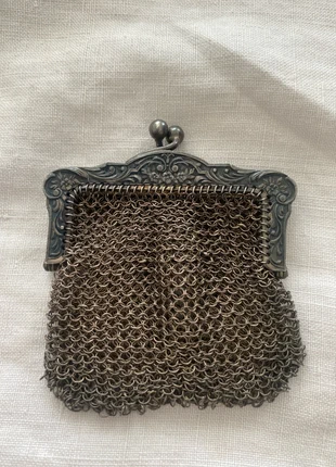 Porte monnaie double en maille argent ancien époque victorienne, brand: Argent, condition: Very good, €45.00, €47.95 includes Buyer Protection