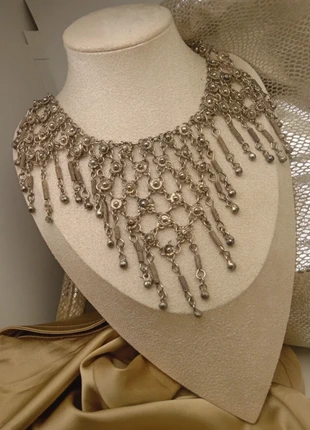 collana etnica lavorazione artigianale, marque: Lavorazione Artigiana, état: Neuf sans étiquette, 25,00 €, 26,95 € Protection acheteurs incluse