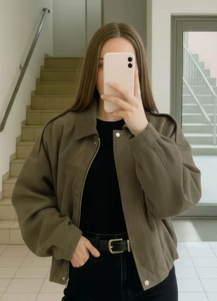 Veste oversize kaki style bomber taille S, marke: Bolinéa & co, zustand: Sehr gut, größe: S / 36 / 8, 47,90 €, 51,00 € inklusive Vinted-Käuferschutz