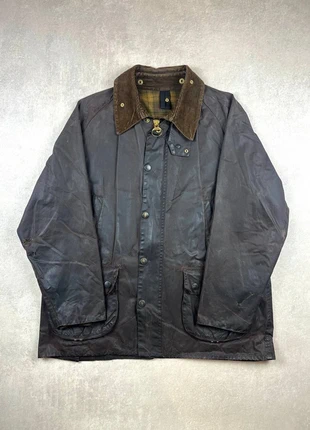 Barbour C42 Bedale Wax Jacket / British Made Waxed Cotton Coat Corduroy | Brown | Size M | Men #18, marca: Barbour, estado: Bueno, tamaño: M, 122,00 €, 128,80 € Protección al comprador incluida