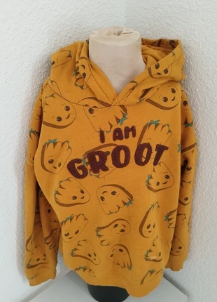 Sweat Groot couleur moutarde taille 10ans=4€, brand: Groot, condizioni: Buone, taglia: 10 anni / 140 cm, €4.00, €4.90 include la Protezione acquisti Pro