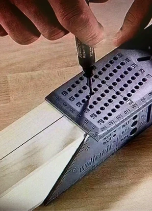 Outil de Mesure d'Angle de Précision 45° & 90° - Marqueur de Ligne pour Menuiserie, marque: Inconnu, état: Neuf avec étiquette, 9,00 €, 10,15 € Protection acheteurs incluse