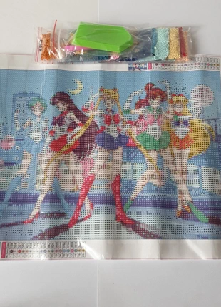 Diamond painting sailor moon, marque: Diamond Painting, état: Neuf avec étiquette, taille: M, 8,00 €, 9,10 € Protection acheteurs incluse