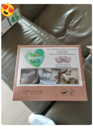 Couches lavables, marca: Pampers, estado: Novo com etiquetas, tamanho: Mais de 16 kg, €8.00, €9.10 inclui Proteção do Comprador