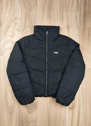 Doudoune très chaude noire, Vans, rembourrée légère, coupe courte, style minimaliste, taille S femme, marca: Vans, estado: Muito bom, tamanho: S / 36 / 8, €25.00, €26.95 inclui Proteção do Comprador Pro