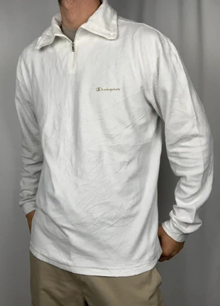 Polaire Champion 1/4 Zip Blanche, marke: Champion, zustand: Gut, größe: L, 6,99 €, 8,04 € beinhaltet Vinted-Käuferschutz Pro