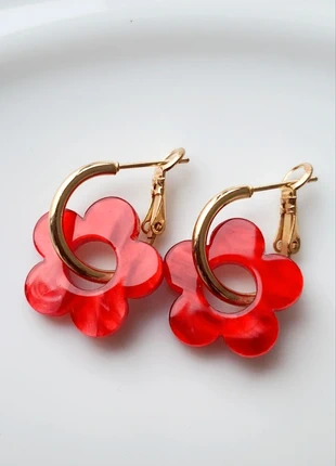 Boucles d’oreilles fleur 20 mm – acier inoxydable, condition: New without tags, €5.90, €6.90 includes Buyer Protection