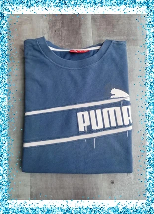 T-shirt épais Puma bleu taille L, marca: Puma, estado: Bom, tamanho: L, €6.00, €7.00 inclui Proteção do Comprador