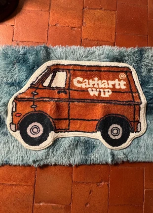 Petit tapis Carhartt wip marron blanc noir vintage camion van, marque: Carhartt, état: Neuf avec étiquette, 15,00 €, 16,45 € Protection acheteurs incluse