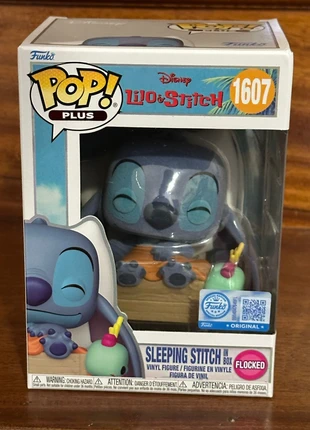 Funko Pop! Disney – Sleeping Stitch (Flocked) #1607, brand: Funko Pop, condizioni: Nuovo con cartellino, taglia: Taglia unica, €25.00, €26.95 include la Protezione acquisti
