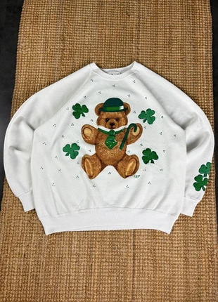 Sweat Crewneck Blanc Lee Rare Spécial St Patrick Vintage 90s Taille L, marque: Lee, état: Très bon état, taille: L, 20,00 €, 21,70 € Protection acheteurs (Pro) incluse