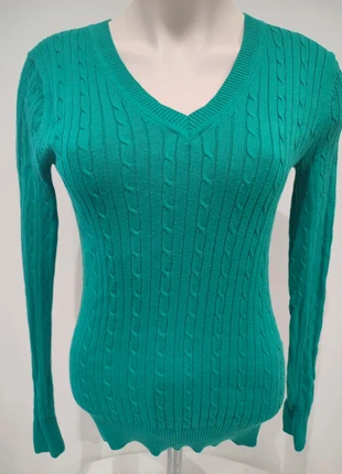 Pull femme taille S vert Tommy Hilfiger, marke: Tommy Hilfiger, zustand: Sehr gut, größe: S / 36 / 8, 7,90 €, 9,00 € inklusive Vinted-Käuferschutz