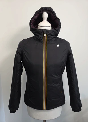 Manteau parka doudoune réversible K-way Lily thermo soft double noir bordeaux taille M 🔥, brand: K-Way, condition: Very good, size: M / 38 / 10, €175.00, €184.45 includes Buyer Protection Pro