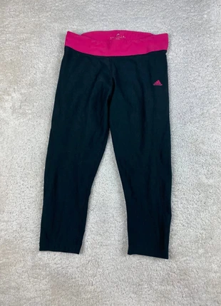 Legging Adidas 3/4 Sport Noir Logo Rose 6B - S Femme, marque: adidas, état: Très bon état, taille: S / 36 / 8, 14,99 €, 16,44 € Protection acheteurs incluse