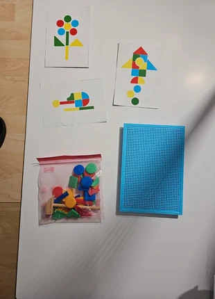 SES Creative Mozaïek bord en voorbeeldkaarten, merk: SES Creative, staat: Heel goed, maat: 3 jaar / 98 cm, € 2,00, € 2,80 inclusief Kopersbescherming