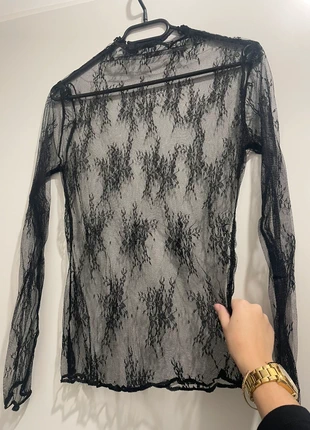 Haut dentelles noir, merk: Boutique indépendante, staat: Nieuw zonder prijskaartje, maat: S / 36 / 8, € 20,00, € 21,70 inclusief Kopersbescherming