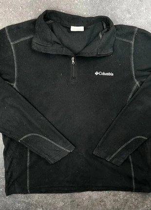 polaire Columbia noire logo brodé - M homme - polyester PL 17, merk: Columbia, staat: Goed, maat: M, € 12,00, € 13,30 inclusief Kopersbescherming Pro