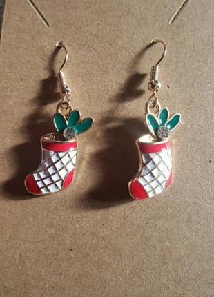 Mignone paire de boucles d'oreilles Noël, estado: Muito bom, €2.00, €2.80 inclui Proteção do Comprador