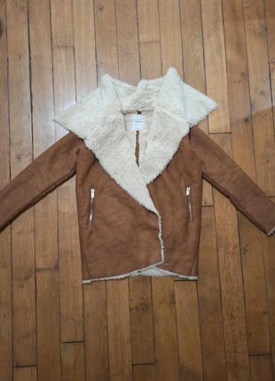 Veste fourrure marron, brand: Pull & Bear, condition: New without tags, size: M / 38 / 10, €25.00, €26.95 includes Buyer Protection