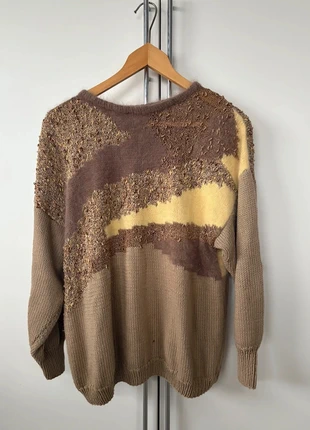 Vintage trui met abstract patroon, état: Très bon état, taille: M / 38 / 10, 7,00 €, 8,05 € Protection acheteurs incluse