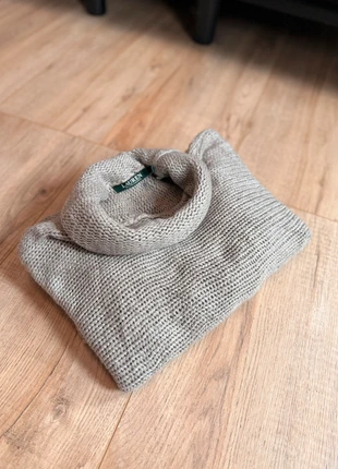 Grey Ralph Lauren Knitted Turtleneck Long Sleeve, merk: Ralph Lauren, staat: Goed, maat: L / 40 / 12, € 34,99, € 37,44 inclusief Kopersbescherming