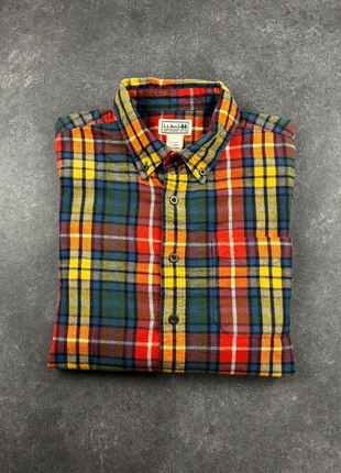 Chemise flanelle L.L. Bean | Carreaux multicolores | Taille L Homme – Vintage / Workwear, marke: L.L. Bean, zustand: Sehr gut, größe: L, 59,90 €, 63,60 € inklusive Vinted-Käuferschutz