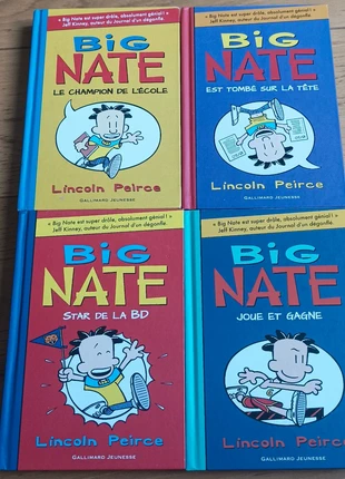 Lot de livre big Nate ( tome 1,4,5,6), état: Neuf sans étiquette, 8,00 €, 9,10 € Protection acheteurs incluse