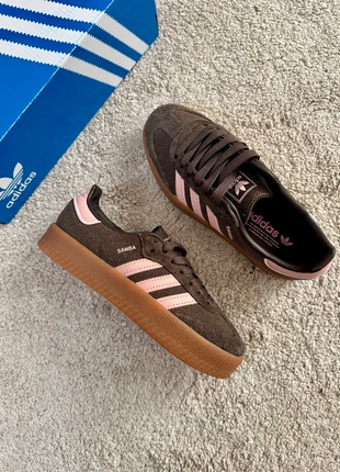 Adidas Samba Brown/pink | 39, merk: adidas, staat: Nieuw met prijskaartje, maat: 39, € 100,00, € 105,70 inclusief Kopersbescherming