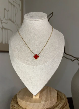 Collier trèfle - acier inoxydable, état: Neuf avec étiquette, 12,00 €, 13,30 € Protection acheteurs incluse