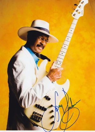 Larry Graham Sly & Family Stone rare original autograph, marca: Larry Graham, estado: Novo sem etiquetas, €59.00, €62.65 inclui Proteção do Comprador